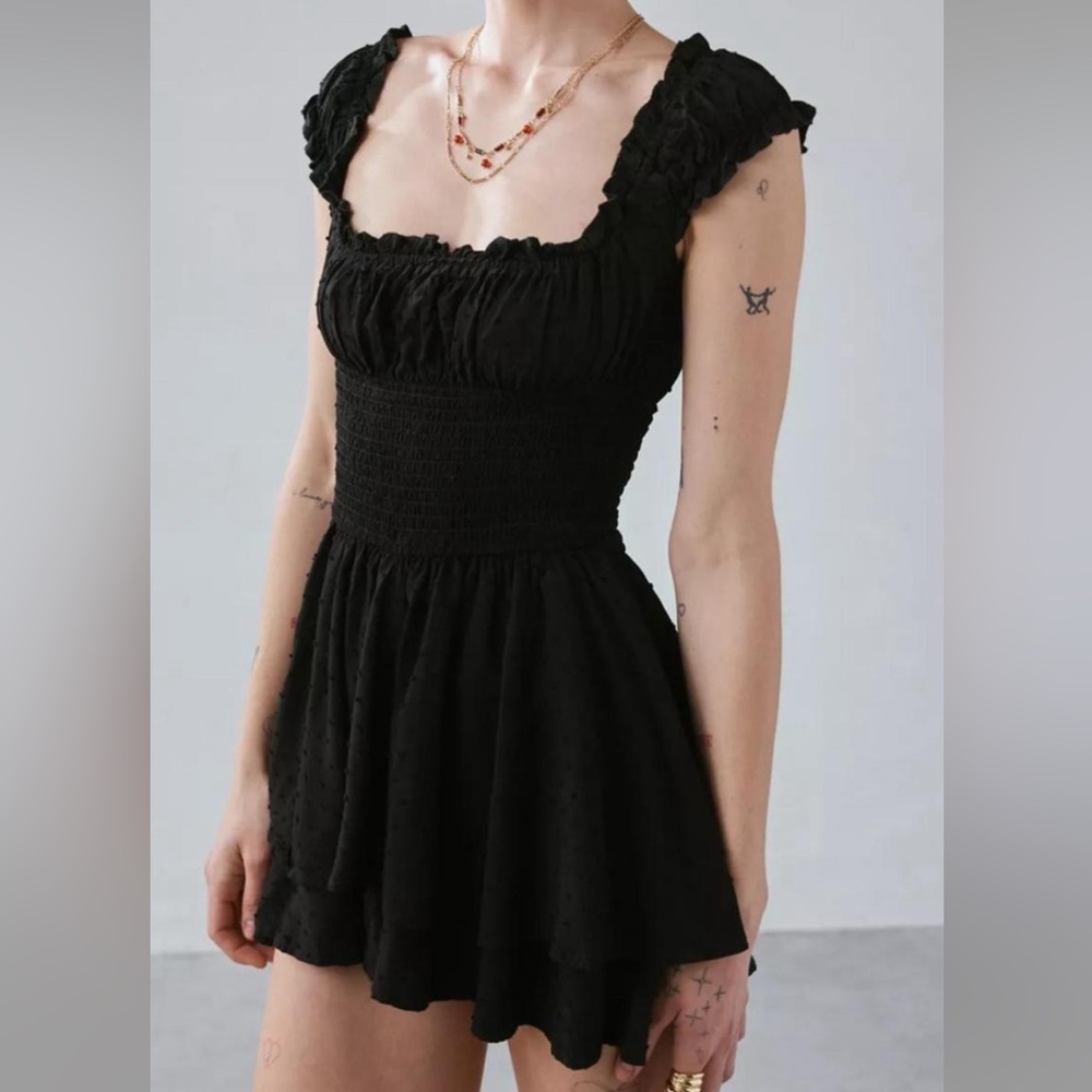 Urban outfitters black romper